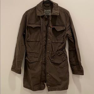 Army green Levi trench